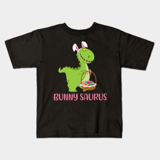 Bunnysaurus Easter T-rex Bunny T-shirt Kids T-Shirt